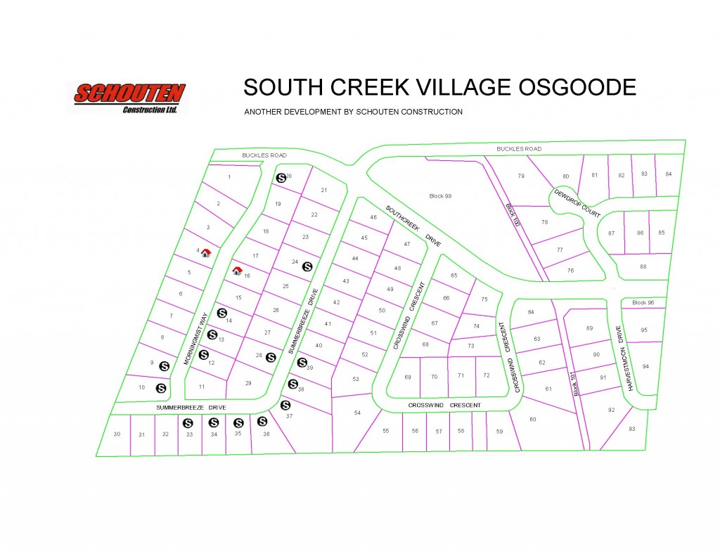 South Creek site map for website
